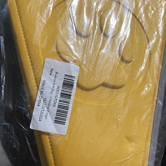 NWT Unopened Banooo soft Pet recovery cone Dog recovery cone Size Large Yellow - Picture 13 of 13
